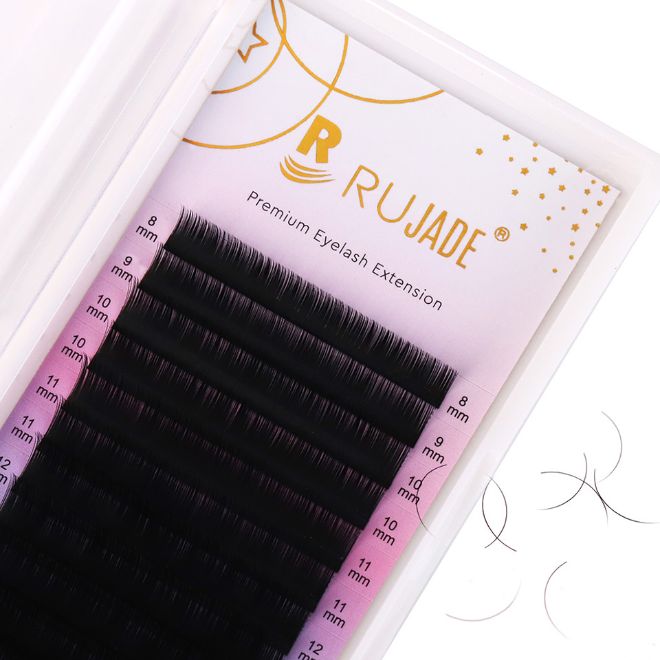 RUJADE B C CC D Curl Cashmere  - Eyelash Extension Russian Volume recension och pris