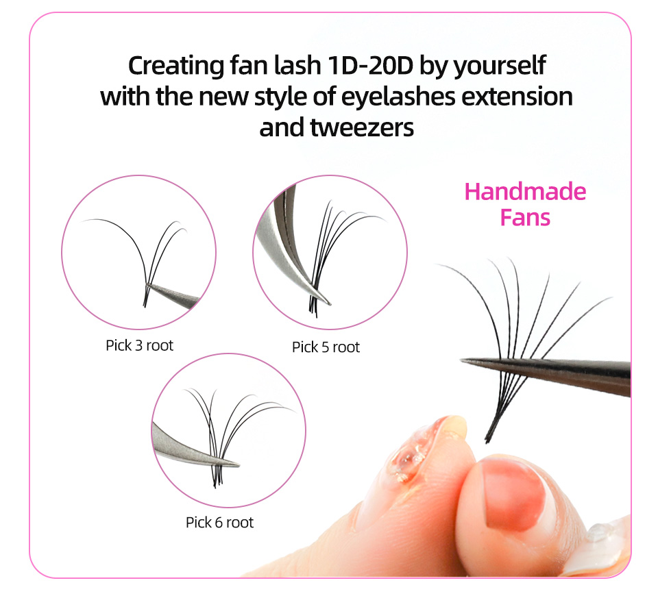 RUJADE B C CC D Curl Cashmere  - Eyelash Extension Russian Volume recension och pris