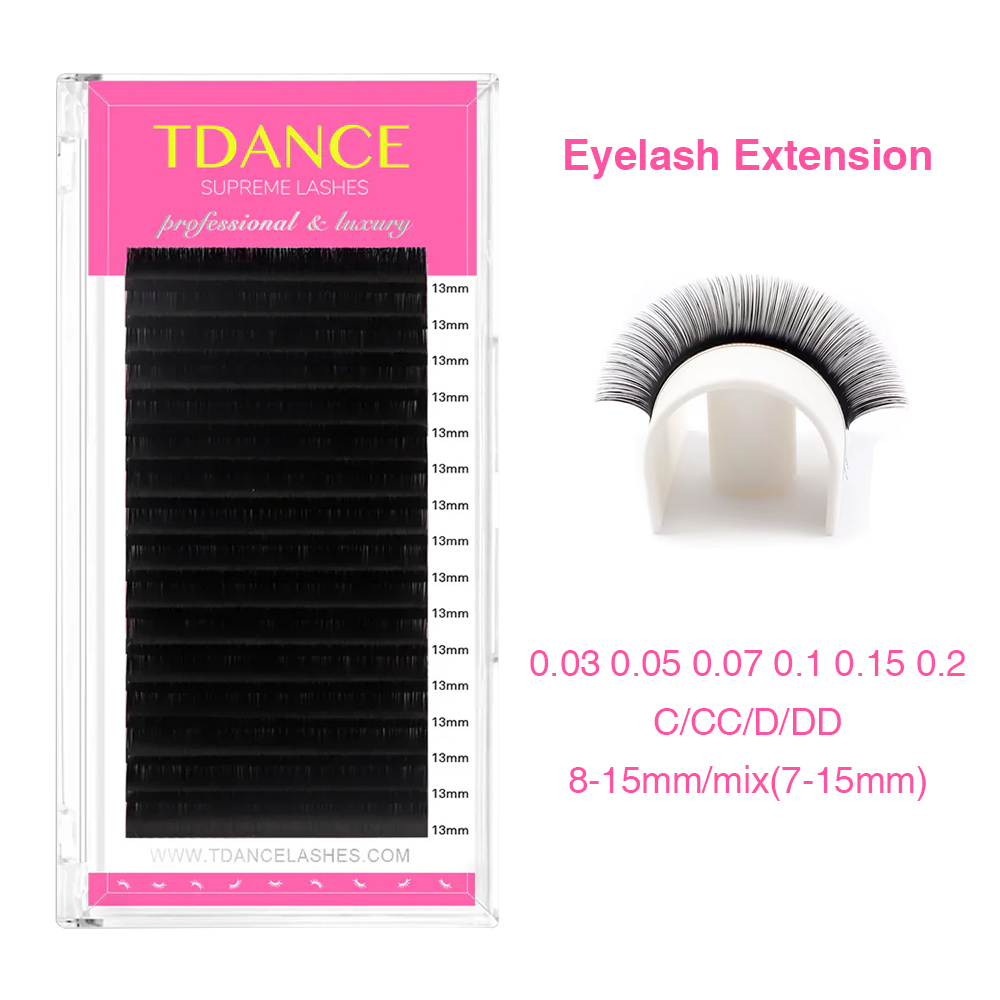 TDANCE Eyelash Extension 16Row - Eyelash Extension Russian Volume recension och pris