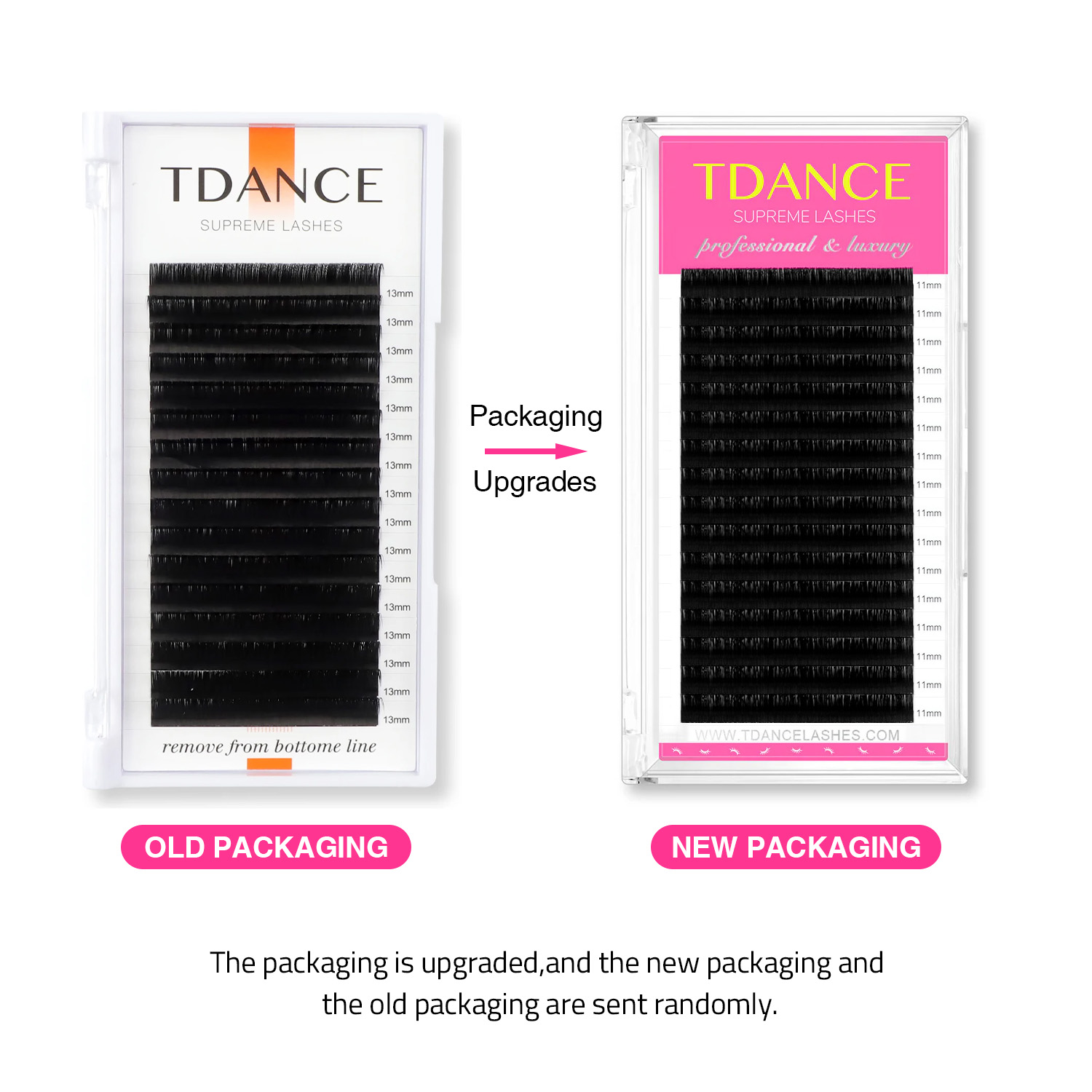 TDANCE Eyelash Extension 16Row - Eyelash Extension Russian Volume recension och pris