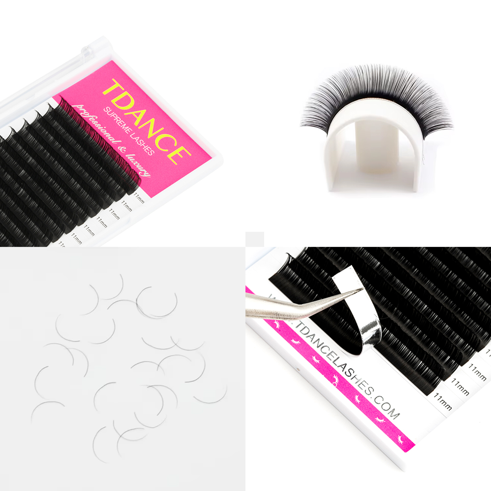 TDANCE Eyelash Extension 16Row - Eyelash Extension Russian Volume recension och pris
