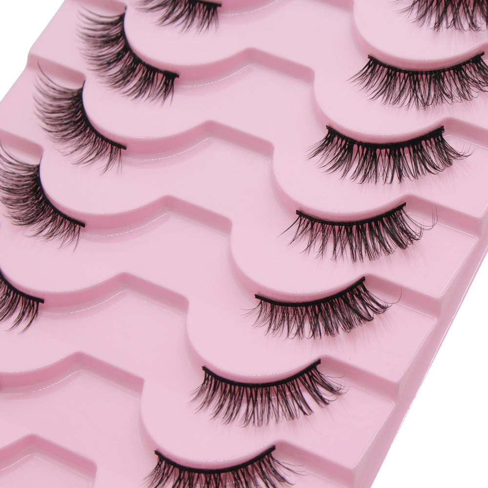 Moonlily 10 Pairs Half Eyelash - Eyelash Extension Cat Eye recension och pris