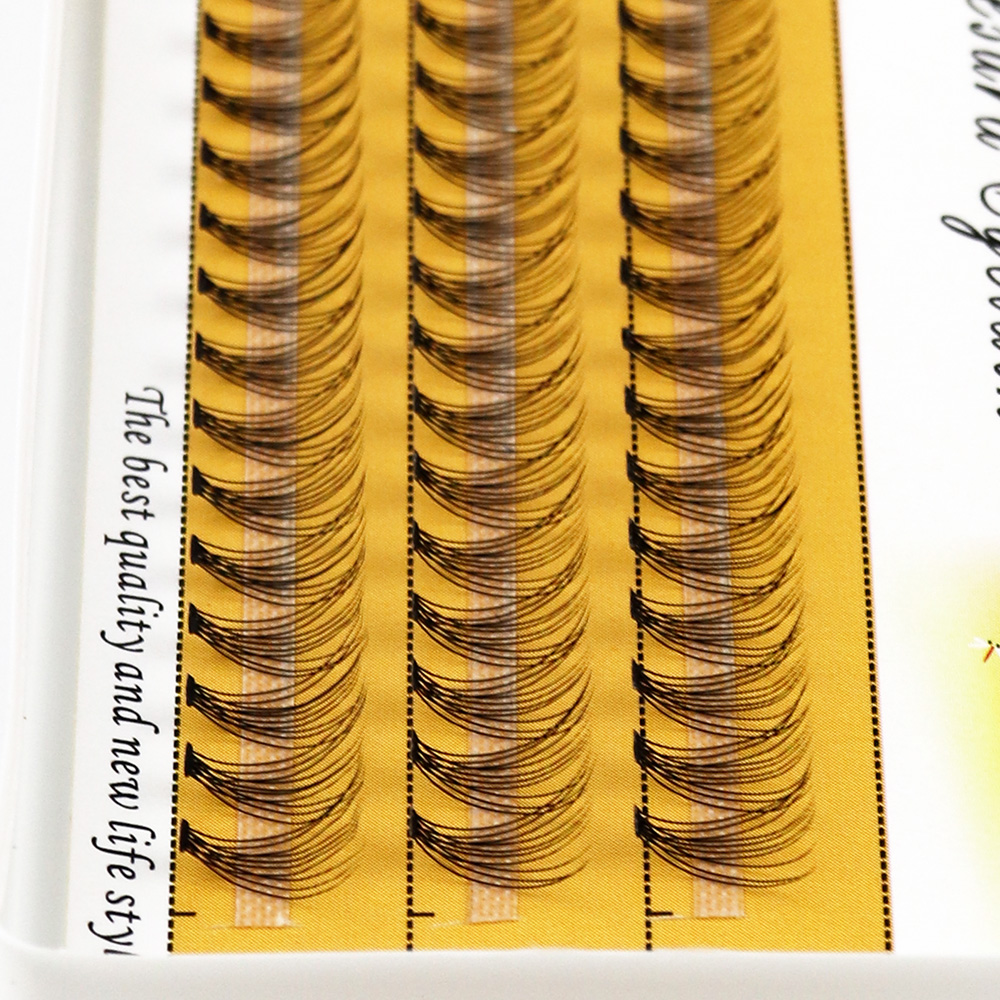 10D Faux Mink Eyelash Clusters - Eyelash Extension Russian Volume recension och pris