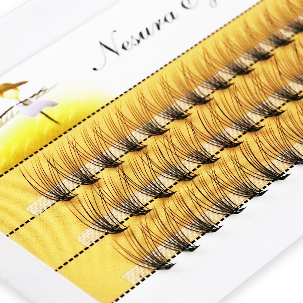 10D Faux Mink Eyelash Clusters - Eyelash Extension Russian Volume recension och pris