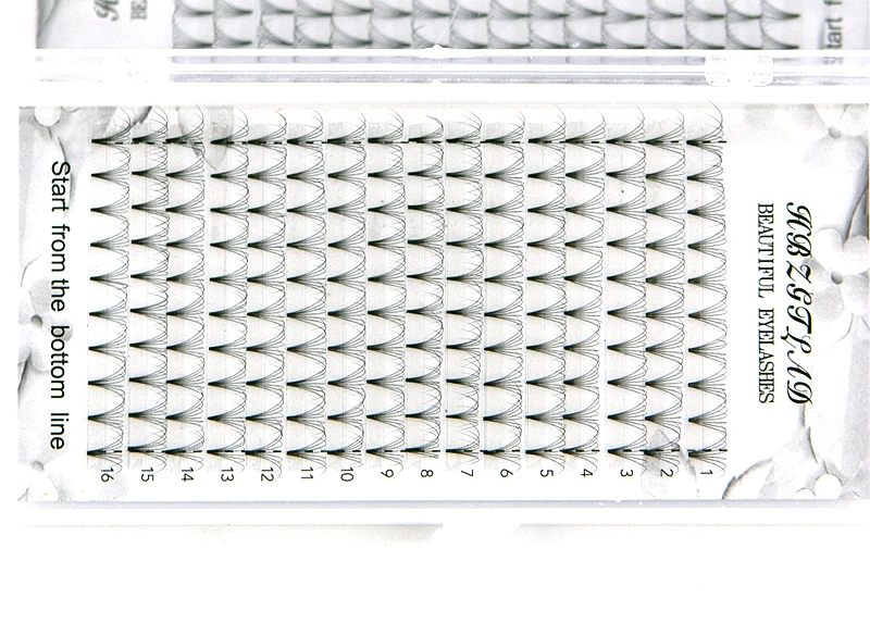 HBZGTLAD 16 Lines Big Capacity - Eyelash Extension Russian Volume recension och pris