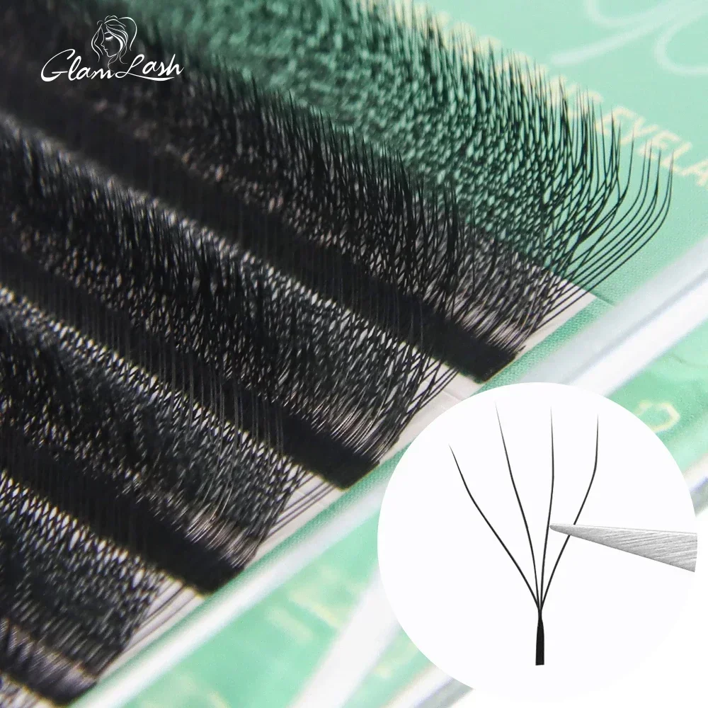 GLAMLASH W Shape Bloom 3D 4D 5 - Lash Fan Volume recension och pris