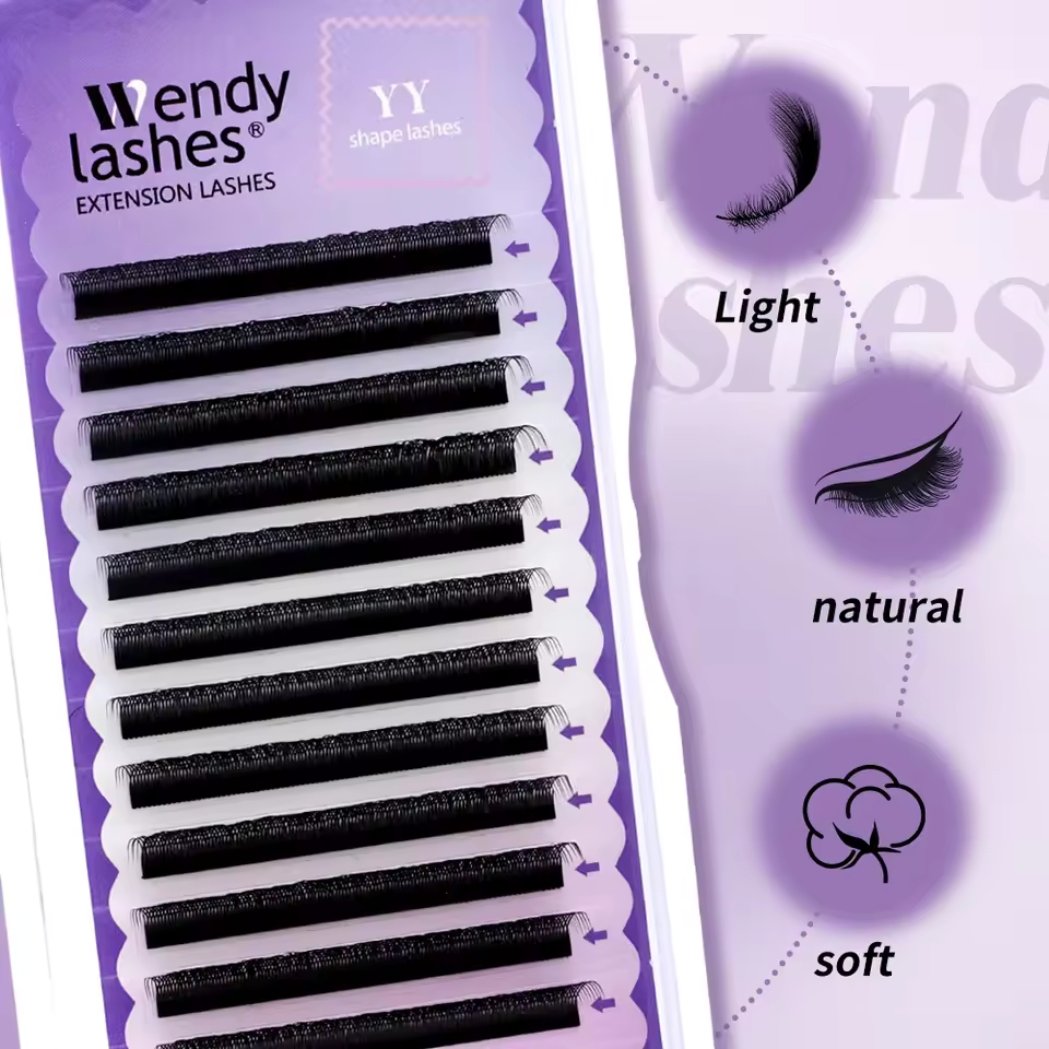 WENDY 2D YY Shape C/D Curl Eya - Lash Fan Volume recension och pris
