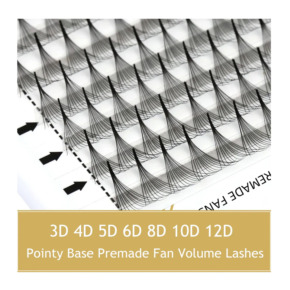RUJADE Pointy Narrow Base Prem - Eyelash Extension Russian Volume recension och pris
