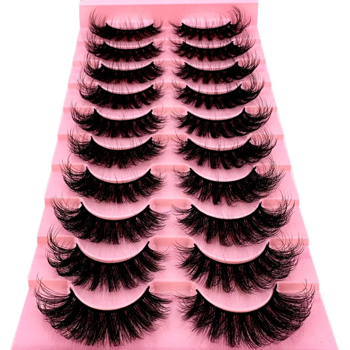 NEW 10 Pairs Cat Eye Lashes Fl - Eyelash Extension Cat Eye recension och pris