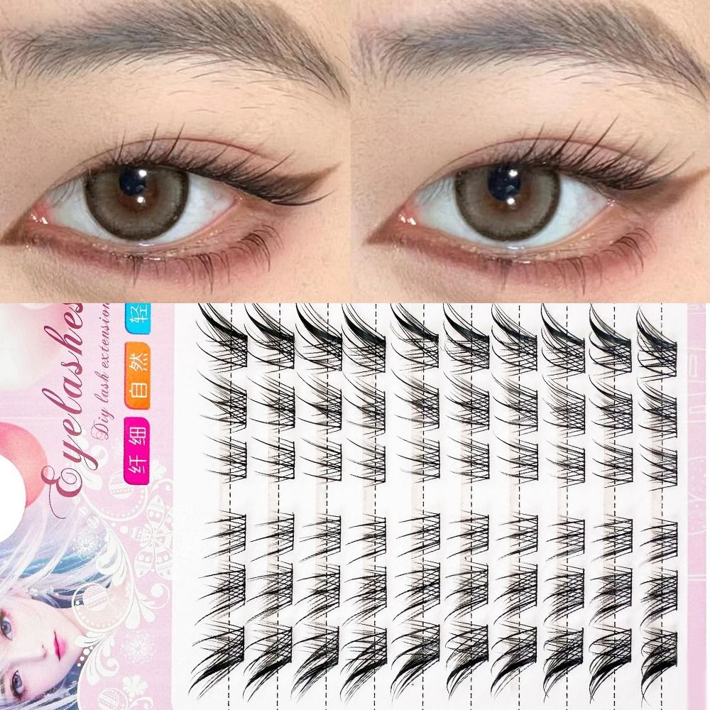 3D Cat Eye Clusters Lashes Nat - Eyelash Extension Cat Eye recension och pris