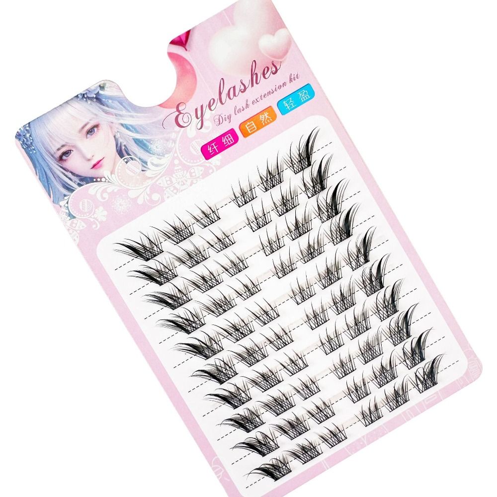 3D Cat Eye Clusters Lashes Nat - Eyelash Extension Cat Eye recension och pris