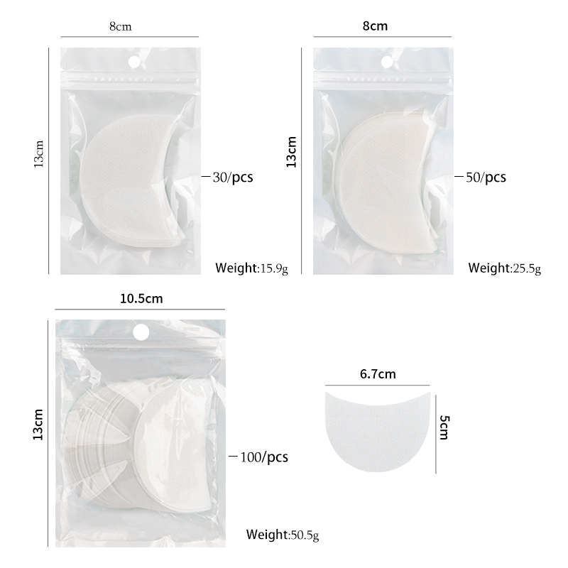 30/50/100 Eyeshadow Shield Und - Eyelash Extension Glasses recension och pris