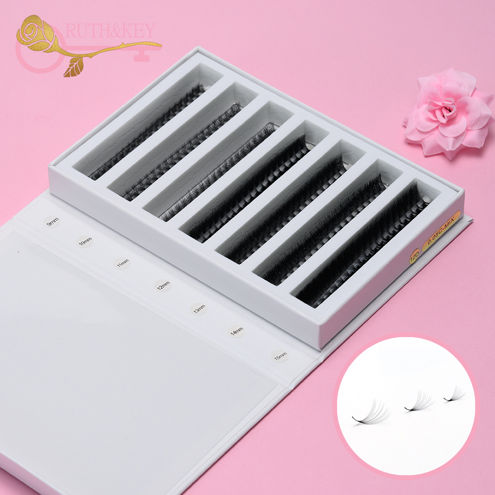 2000 Fans 0.05 0.07 Mix C D La - Eyelash Extension Russian Volume recension och pris