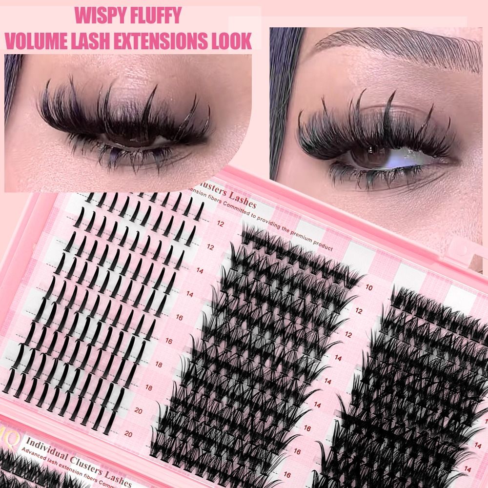 9-16mm Length False Eyelashes  - Lash Fan Volume recension och pris