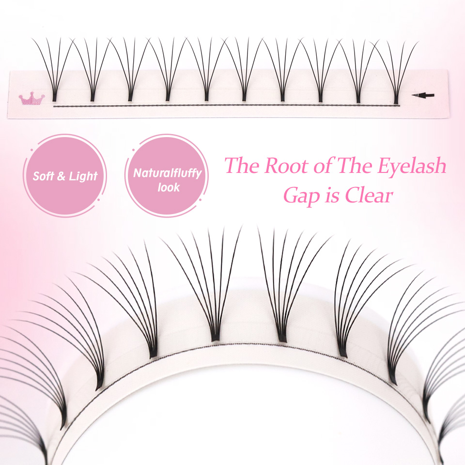 Rujade Premade Volume Fans Sho - Eyelash Extension Russian Volume recension och pris