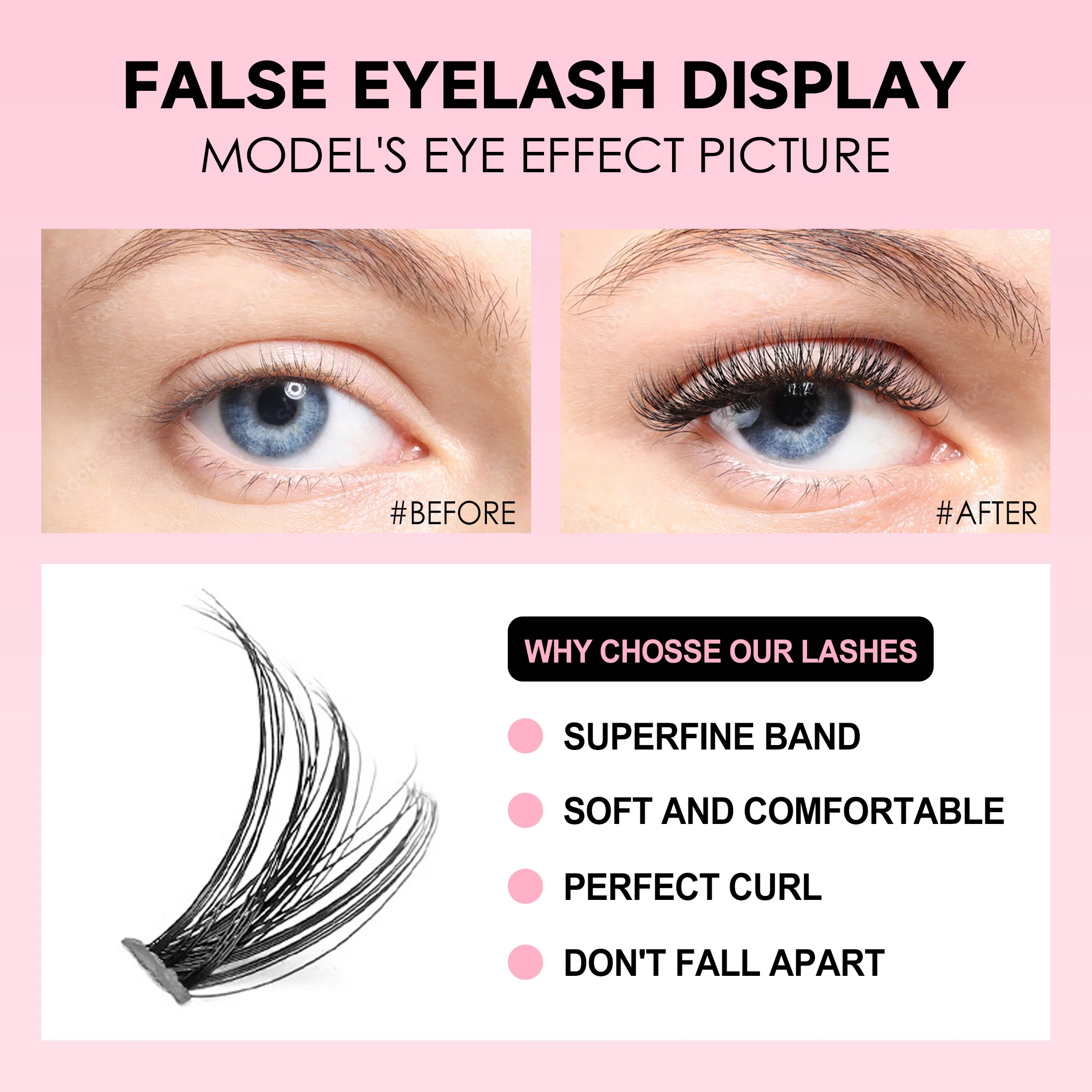 DIY Lashes Extension Kit Eyela - Eyelash Extension Glasses recension och pris