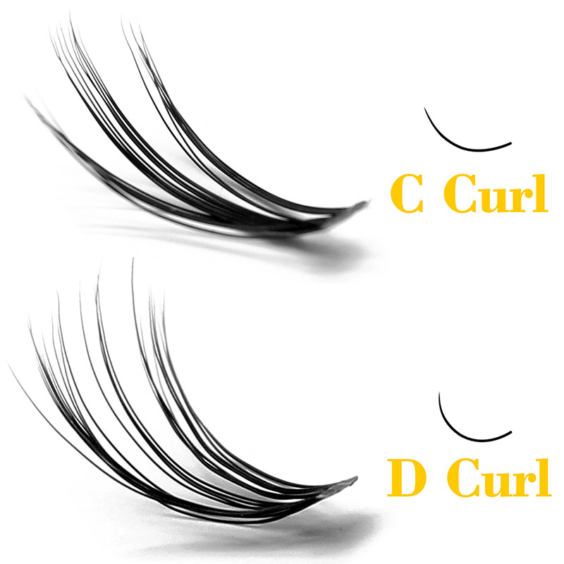 Kimcci 60 Bundles Mink Eyelash - Eyelash Extension Russian Volume recension och pris